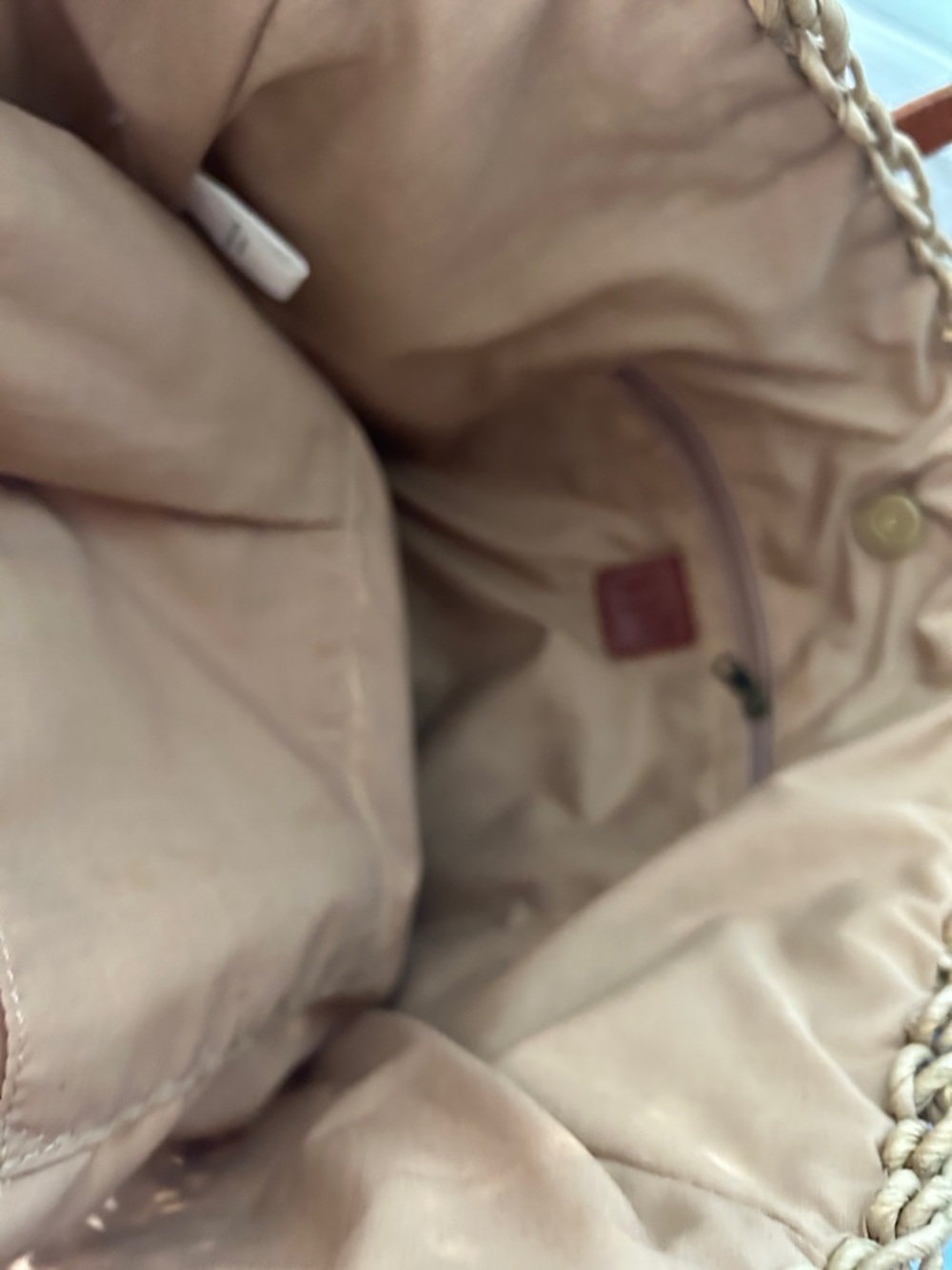 J Jill Woven Straw Tote Leather Strap Beach Bag Market Boho Large - Picture 11 of 11